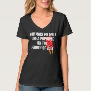 Camiseta Melt Como Un Popsicle Cuarto De Julio