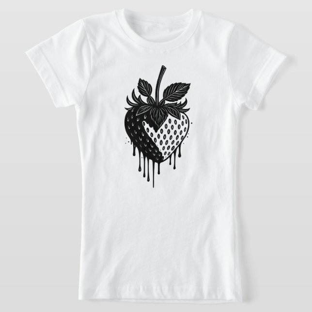 Camiseta Melting Drip Strawberry Artwork (Distribución)