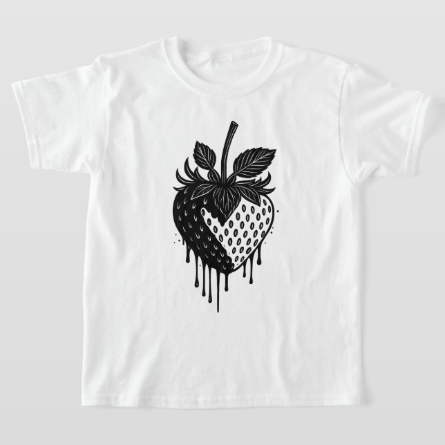 Camiseta Melting Drip Strawberry Artwork (Distribución)