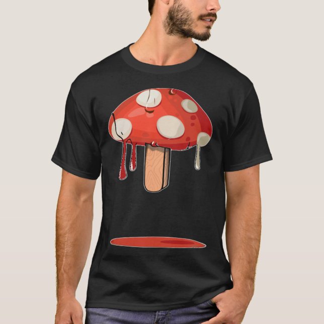 Camiseta Melting Mushroom Popsicle (Anverso)