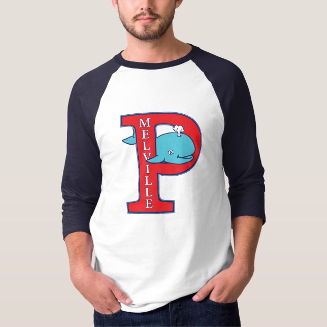 Camiseta Melville "P" Raglan T-Shirt (Anverso)