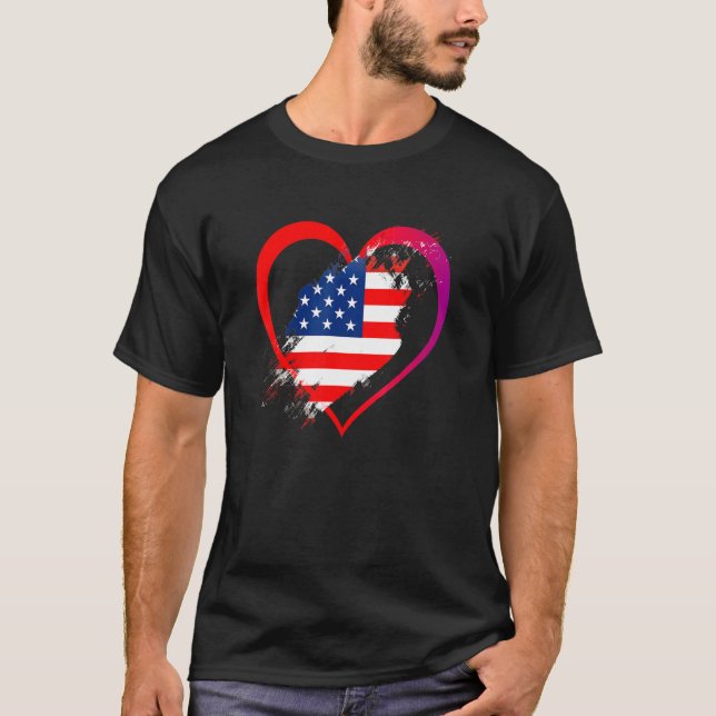 Camiseta Mem de las Fuerzas Armadas Patrióticas Estadounide (Anverso)