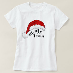 Camiseta Mema Claus Navidades Santa T-Shirt