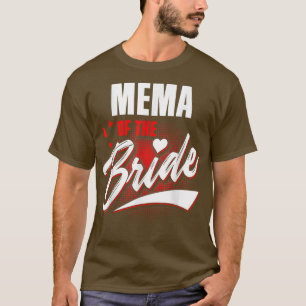 Camiseta Mema De La Fiesta De La Boda De Novias Que Coincid