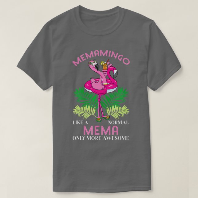 Camiseta Memamingo Mema Flamingo Love Abuela (Diseño del anverso)