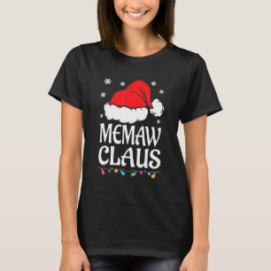 Camiseta Memaw Claus Pijama Navidad Familia Combin