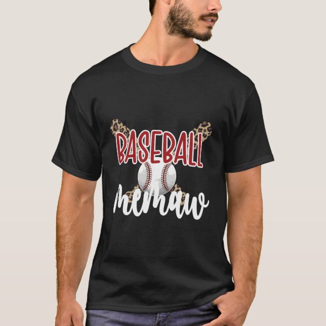 Camiseta Memaw De Béisbol: Meme De La Abuela De Béisbol (Anverso)
