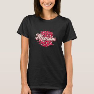Camiseta Memaw Femenino Para Mujeres Lopardo Rosa Mamá Madr