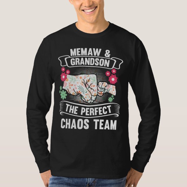 Camiseta Memaw & Grandson Team (Anverso)