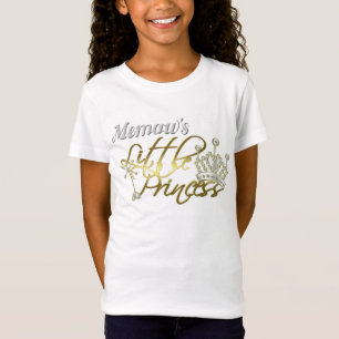 Camiseta Memaw Little Princess Baby Doll Shirt