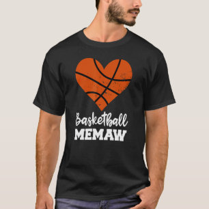 Camiseta Memaw Memaw Funny Básquetball Player Memaw