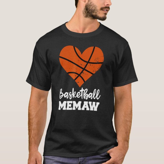 Camiseta Memaw Memaw Funny Básquetball Player Memaw (Anverso)