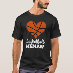 Camiseta Memaw Memaw Funny Básquetball Player Memaw
