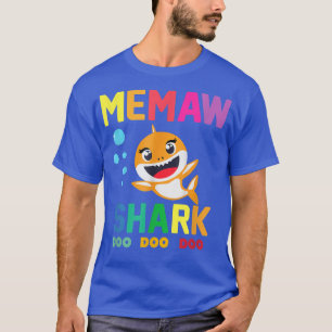 Camiseta Memaw Shark Shirt Memaw Shark Lover Family