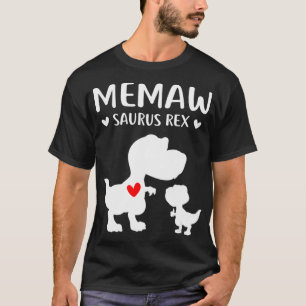 Camiseta Memawsaurus re cute Mom and Baby Dinosaur Mothers