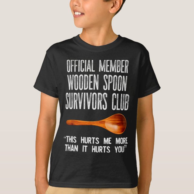 Camiseta Member Wooden Son Survivors Club This Hurt Me  (Anverso)