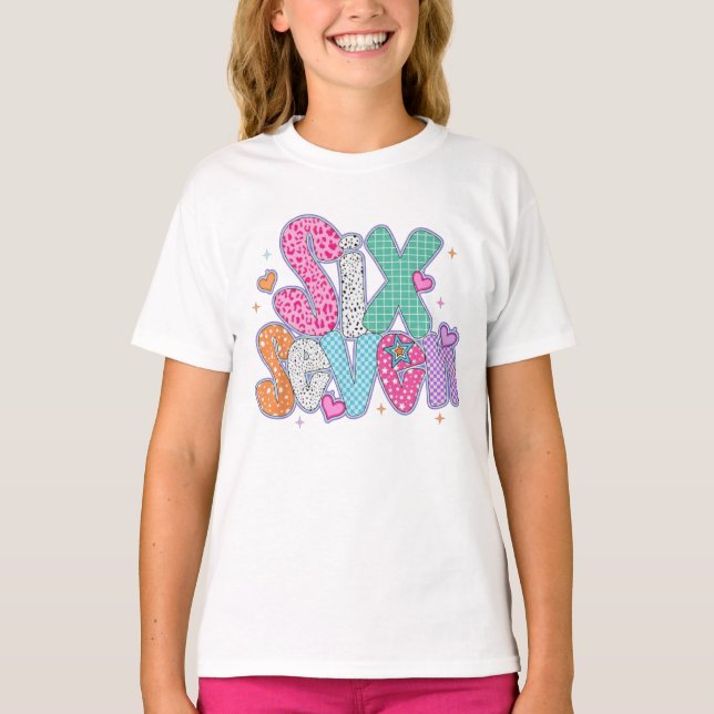 Camiseta Meme 67 | Funny Six Seven Graphic Tee  (Anverso)