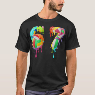 Camiseta Meme 67 Número Seis 6 Siete 7 Helado Gotea