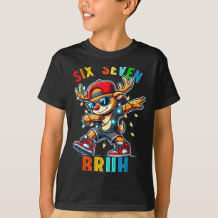 Camiseta Meme 6 7 Reno haciendo dabbing Seis Siete Bruh par