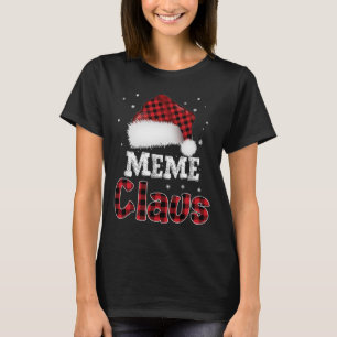 Camiseta Meme Claus Navidades Partido de la Familia Red Pla