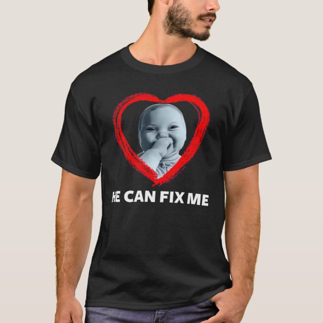 Camiseta meme de Ai bebé sosteniendo una risa (Anverso)