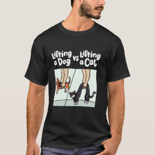 Camiseta Meme de animales malcriados levanta perro contra g