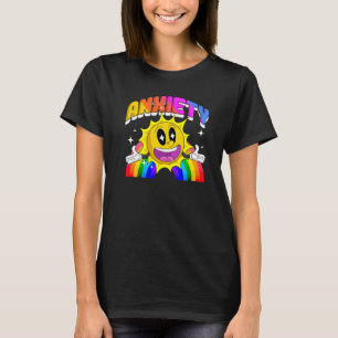 Camiseta Meme de ANXIETY Disfruta de tu zoomer de crisis ex