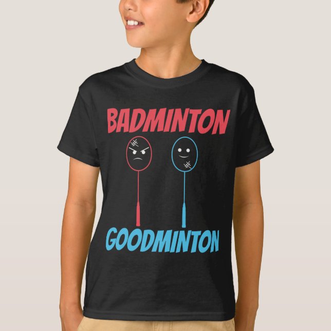 Camiseta Meme de Badminton Goodminton Racket (Anverso)