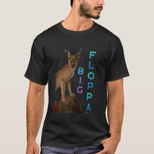 Camiseta Meme de Big Floppa Gato Caracal Lindo