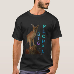 Camiseta Meme de Big Floppa Gato Caracal Lindo