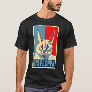 Camiseta Meme de Big Floppa Gato Caracal lindo esperanza re