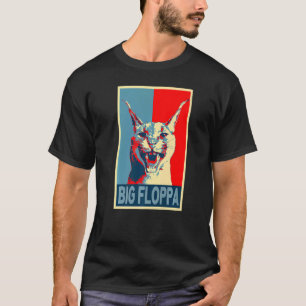 Camiseta Meme de Big Floppa Gato Caracal lindo sise retro v