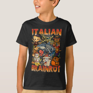 Camiseta Meme de Brainrot italiano Halloween C