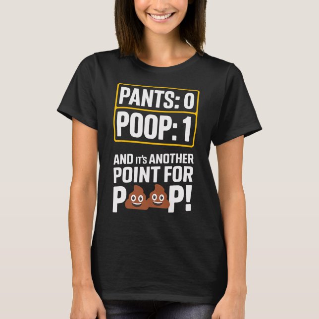 Camiseta Meme de caca Humor de inodoro Caca divertida Panta (Anverso)