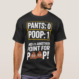 Camiseta Meme de caca Humor de inodoro Caca divertida Panta