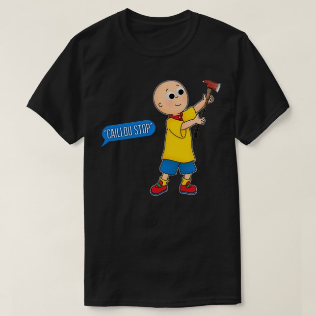 Camiseta Meme de Caillou (Diseño del anverso)