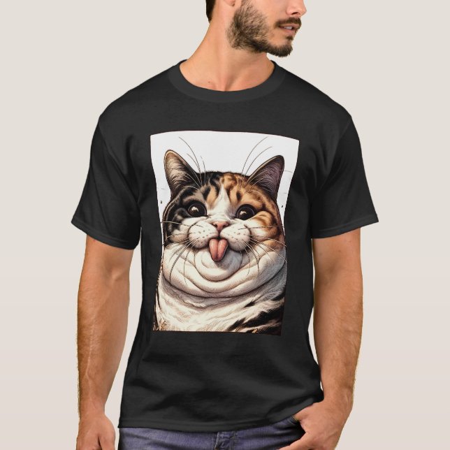 Camiseta Meme de Cat Tease Gracioso Meme de Kitty Icónico (Anverso)