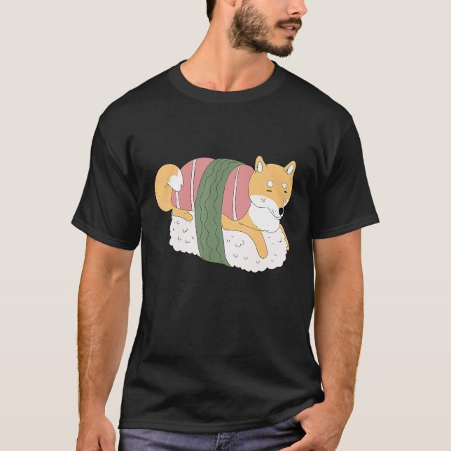 Camiseta Meme de chiste chiba inu suhi (Anverso)