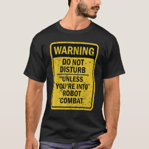 Camiseta Meme De Chiste De Combate Robot Para Hombres