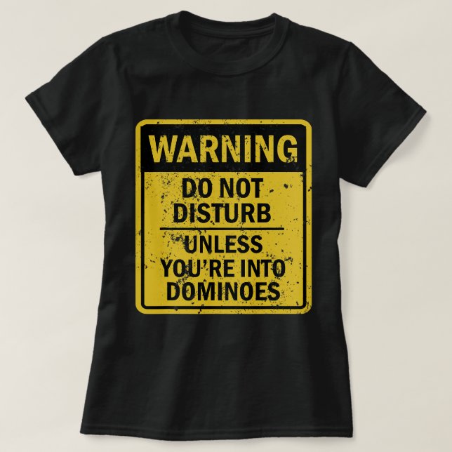 Camiseta Meme De Chiste De Dominoes Divertidos Para Hombres (Diseño del anverso)