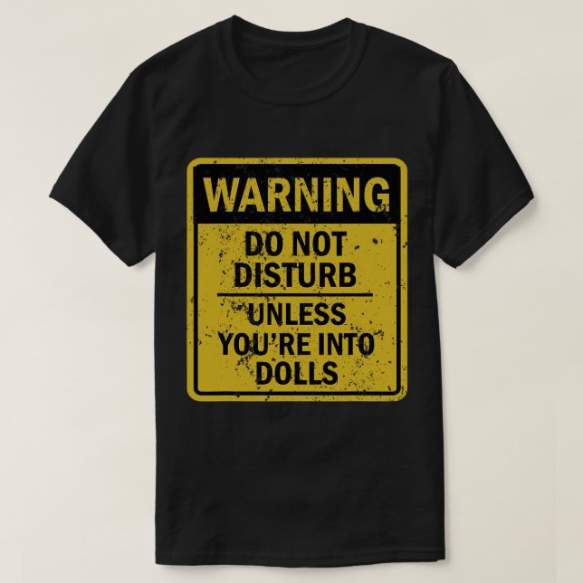 Camiseta Meme de Chiste de muñecas divertidas para hombres  (Diseño del anverso)