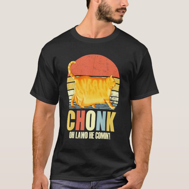 Camiseta Meme de Chonker Fat Cat Chonky (Anverso)