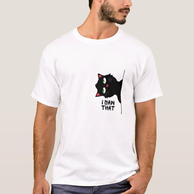 Camiseta Meme de Cita Graciosa Que Vi (Anverso)