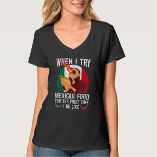 Camiseta Meme de comida picante mexicano Alimento Alimentic