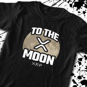 Camiseta Meme De Cripto - XRP A La Luna - Criptodivisa XRP