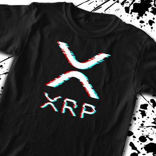 Camiseta Meme de criptografía de divisa XRP Glitch Cryptocu
