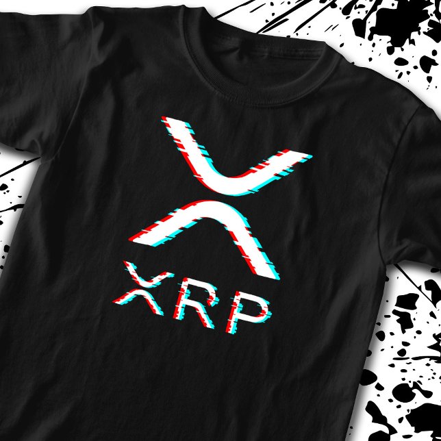 Camiseta Meme de criptografía de divisa XRP Glitch Cryptocu (Subido por el creador)