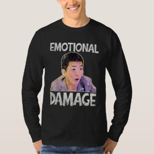 Camiseta Meme de daño emocional Cute Cita graciosa