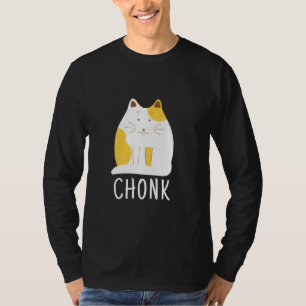 Camiseta Meme de escala divertida de Chonk Cat