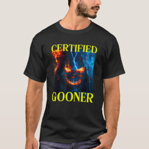 Camiseta Meme de esqueleto duro certificado para la juerga